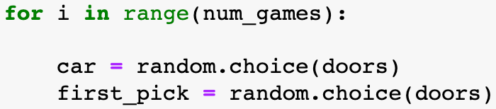 Simulate the Monty Hall problem in Python 🐐🚘🐐